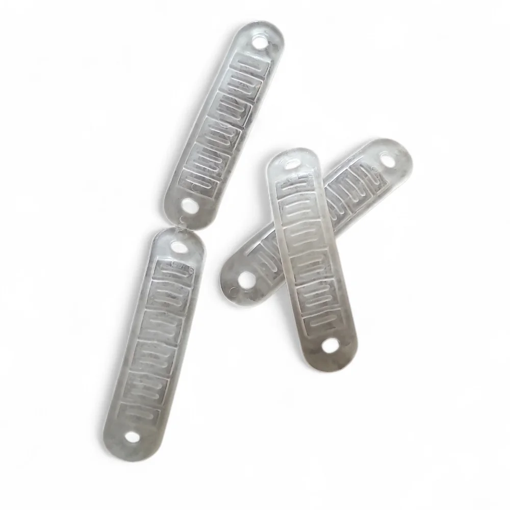 Non Slip Silicone Hanger Grips Stretchy 50 Pieces (25 Hangers) Clear